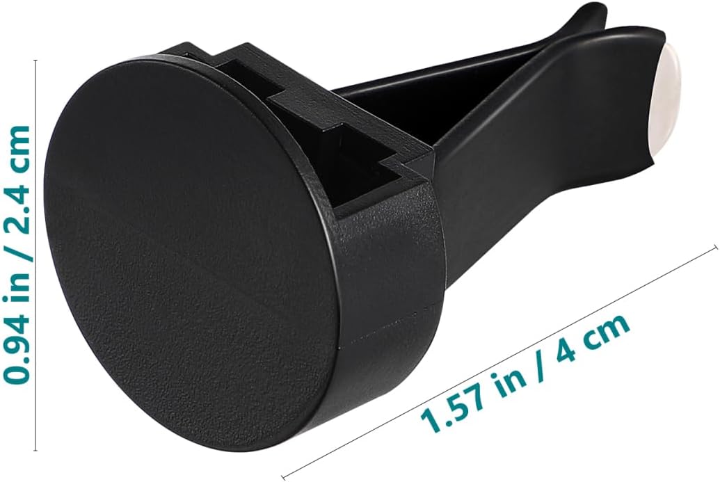 100pcs Square Head Car Vent Clips, Air Freshener Car Outlet Perfume Auto Air Conditioner Clips with Plastic Slot Head for Office Home