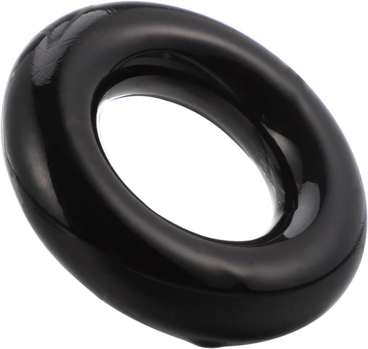 Golf Swing Weight Ring Training Aid Round Weighted Practice Tool for Improving Swing Mechanics and Muscle Warm-up Portable Black Golf Club Accessory