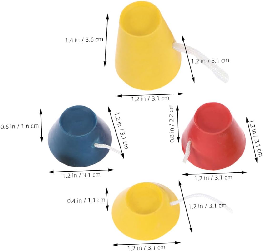 12Pcs Rubber Golf Tee Holders Golf Bases for Training and Practice Replaceable Tees with Mixed Sturdy Accessories for Indoor Outdoor Use