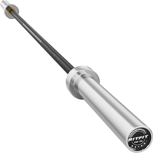 RITFIT 7FT Olympic Barbell for Strength and Weightlifting Training by RITFITLLC