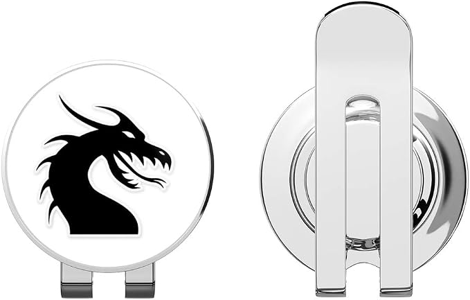Dragon Head Styling Golf Hat Clip by Unknown