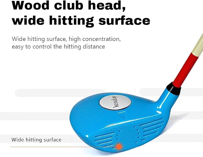 Kids Golf Clubs Set Children Golf Set Yard Sports Tools Three Clubs - Image 2