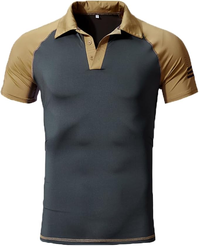 HARGLESMAN Men's 1776 Independence Day American Flag Short Sleeve Polo Golft - Image 4