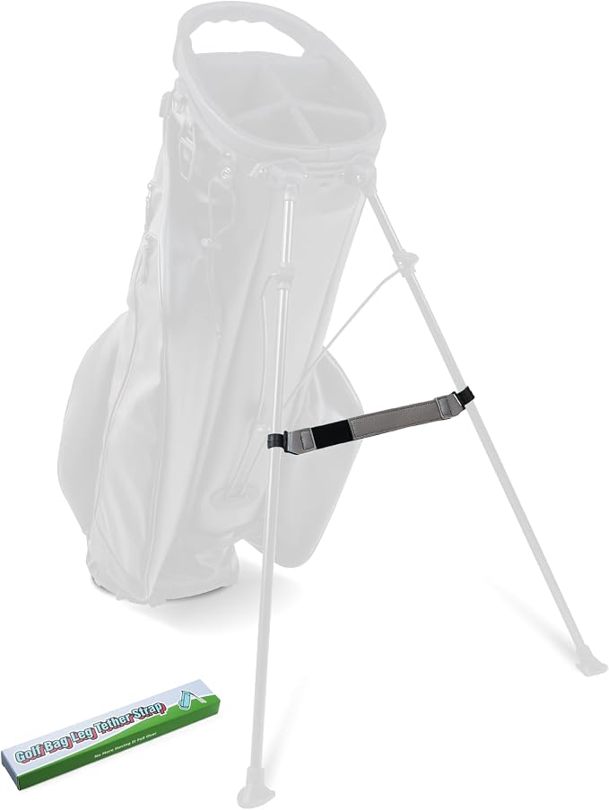 Big Teeth Golf Bag Accessories Leg Leather Strap, Stabilizer Strap, Equipment by BigTeeth