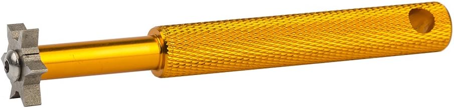 HIFROM Groove Sharpener with 6 Heads - Golf Club Groove Sharpener Re-Grooving Tool and Cleaner for All Irons Pitching Sand Lob Gap and Approach Wedges and Utility Clubs ¡­