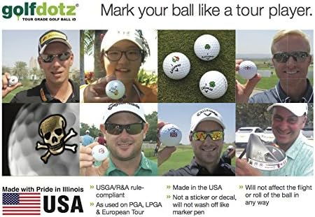 Golfdotz - USGA Rule Conforming Golf Ball Markers, Golf Ball Stickers - Image 7