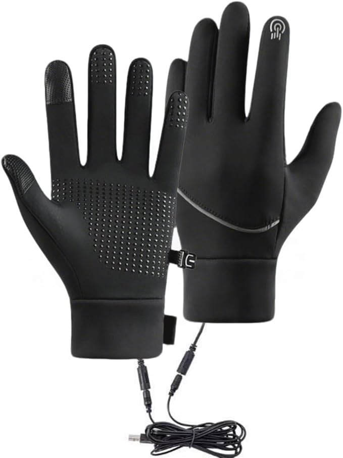Heated Gloves for Men and Women, Winter Full Finger Hand Warmers Heated Gloves - Image 3