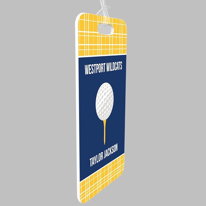 ChalkTalkSPORTS Golf Luggage & Bag Tag | Personalized Team - Image 4