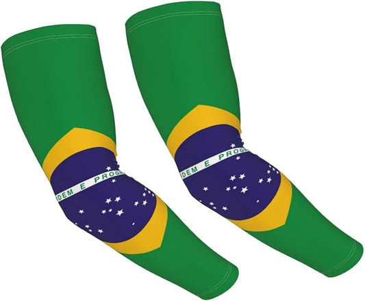 Cute Flag Arm Sleeves Cooling Sun Protection Sports Flag Sleeves by Unknown