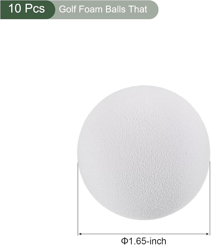 YOKIVE 10 Pcs Golf Foam Ball, Sports EVA Sponge Balls Exercise Flight Swing - Image 2