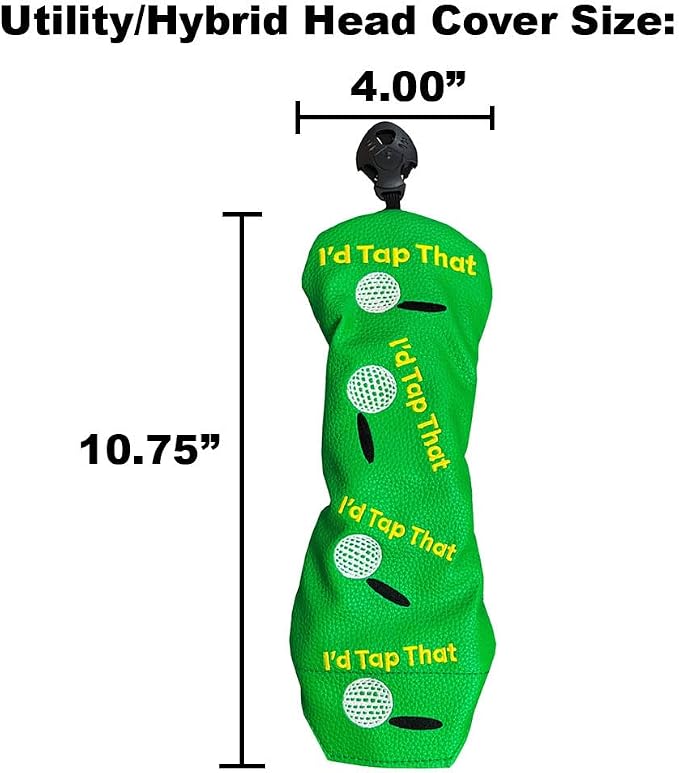 Giggle Golf Utility/Hybrid Head Cover, Colorful Club Covers - Image 4