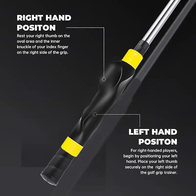 2Pack Golf Grip Trainer, Golf Training Aid Grip Trainer Club, Training Grip - Image 3