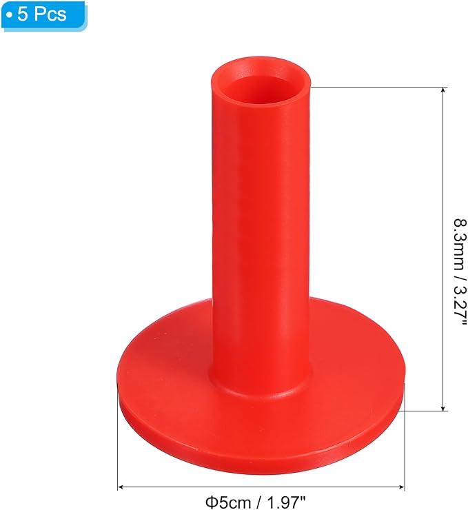 PATIKIL Rubber Golf Tees, Tall Practice Training Driving Range Tee Stable Ball - Image 2