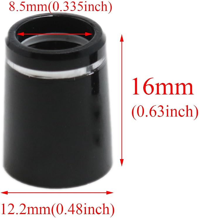 yukata Black Golf Ferrules Golf Club Ferrules Golf Ring Golf Tapered Ferrules - Image 4