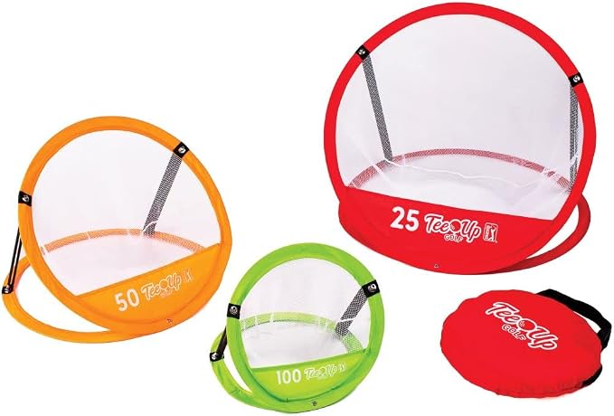 PGA Tour Golf Practice Aids by Golfgen: Premium Chipping Nets, Putting Rings by Golfgen