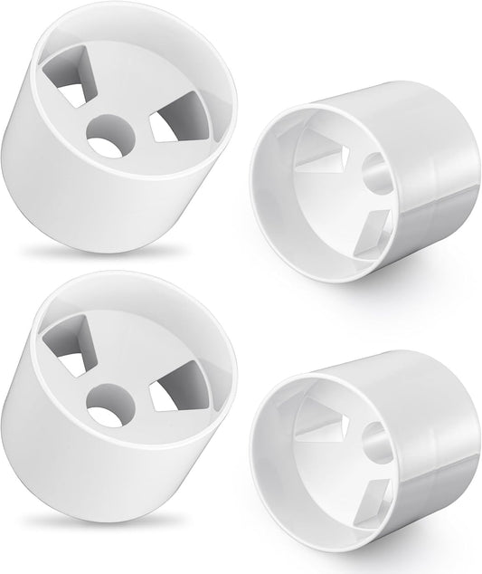4PCS Golf Hole Cup,ABS Ivory White Plastic Golf Cups,Dimension 4" Depth, Diameter 4 1/4 inches,Fits PGAL|PGA|USGA Regulations,for Backyard Golf Practice
