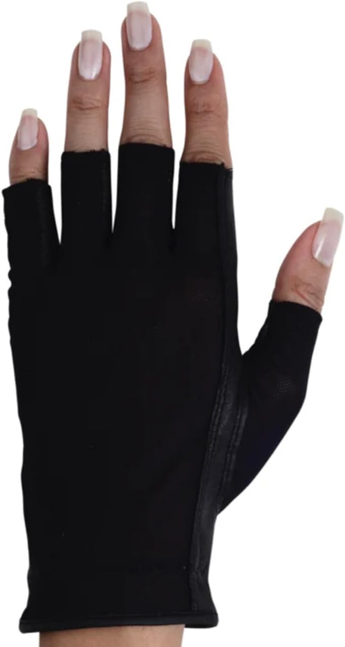 Solar Tan Women’s Half Golf Glove | SPF 10 UV-Filter Fabric, Breathable Cooling by LadyClassic