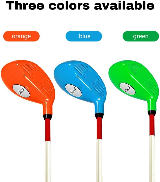 Kids Golf Clubs Set Children Golf Set Yard Sports Tools Three Clubs - Image 8