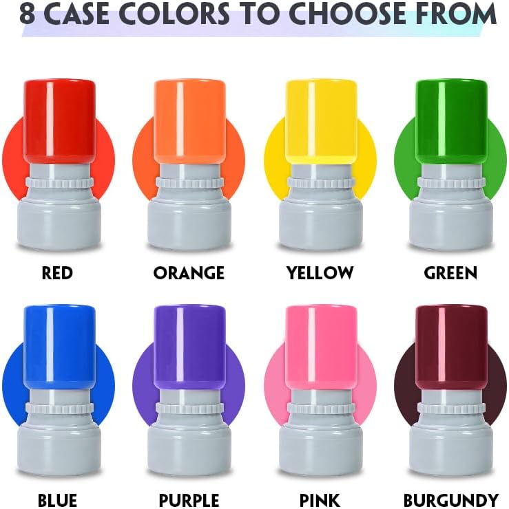 HDSD Custom Golf Ball Stamp Personalized Golf Balls Marker with Your Own Design Includes Ink Bottle