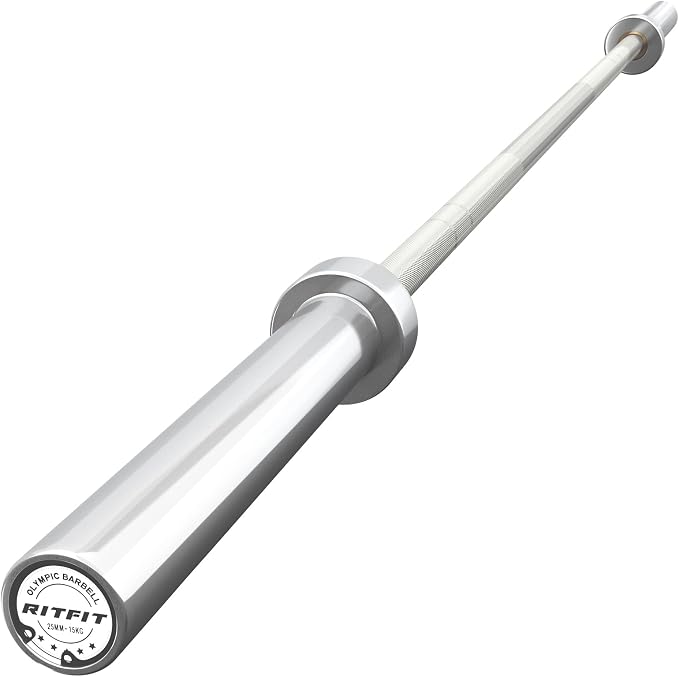 RITFIT 7FT Olympic Barbell for Strength and Weightlifting Training by RITFITLLC
