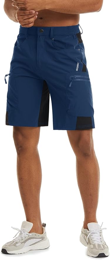 TACVASEN Men's Hiking Cargo Shorts 10" - Image 7