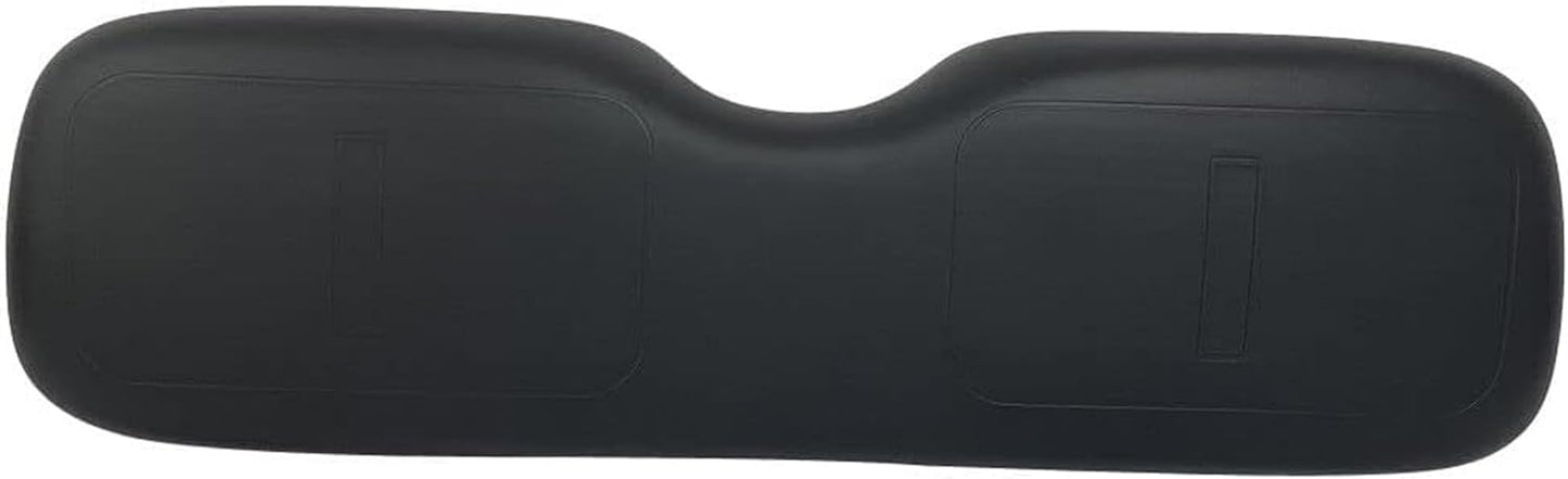 Huskey Parts Company Golf Cart Seat Cushion Set for EZGO Medalist, TXT 1994-2013, Black Color, Front Seat Lean Back & Bottom Replacement with Mounting Hardware & Hinges