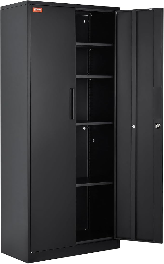 VEVOR Metal Storage Cabinet, Steel Locking Storage Cabinet - Image 10