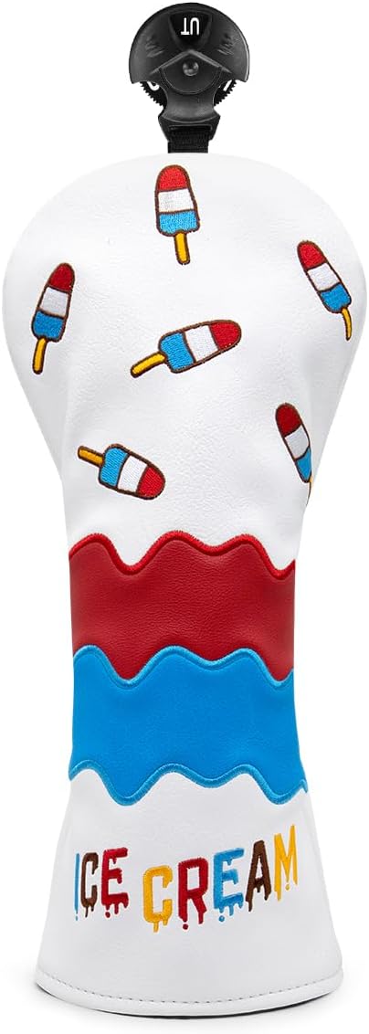 Montela Golf Club Covers Ice Cream Golf Driver Cover Fariway Wood Headcover by montelagolf