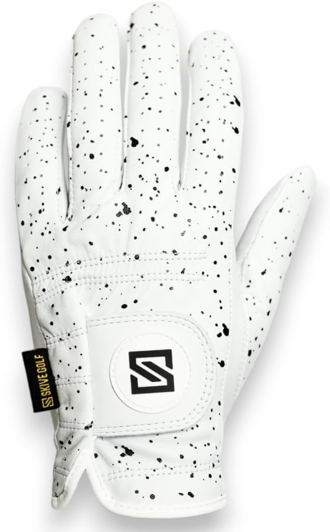 Premium Golf Glove | 100% AAA Cabretta Leather | Cool Golf Gloves Men | Serious by SKIVEGolf