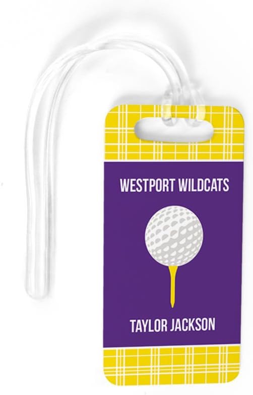 ChalkTalkSPORTS Golf Luggage & Bag Tag | Personalized Team by ChalkTalkSPORTS