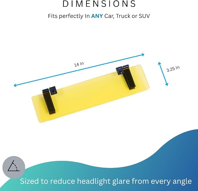 Night Driving Visor by Glare Guard, Replace Night Driving Glasses - Image 3