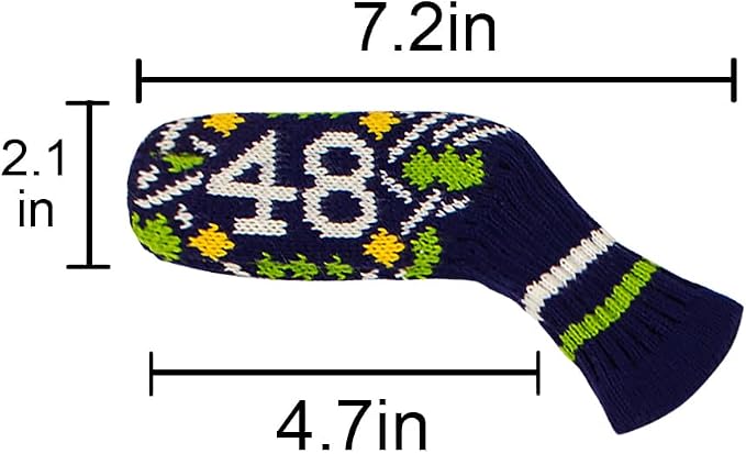 Scott Edward 1/7/10 Pcs Knitted Golf Club Head Covers - Image 4