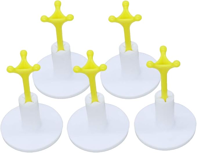 Golf Rubber Tee Holder Set for Golf Driving Range Tee Practice Tool Pack of 5 - Image 7