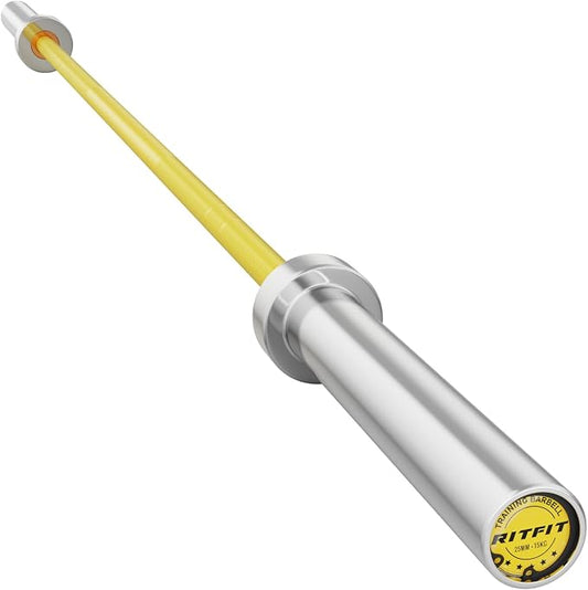 RITFIT 7FT Olympic Barbell for Strength and Weightlifting Training by RITFITLLC