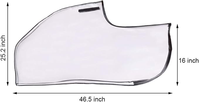 Transparent Golf Bag Rain Cover, Waterproof Rain Cover - Image 2
