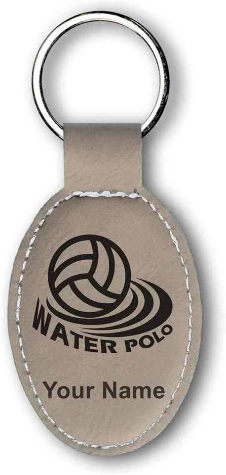 LaserGram Oval Keychain, Water Polo, Personalized Engraving Included by LaserGramCustomEngravedGifts
