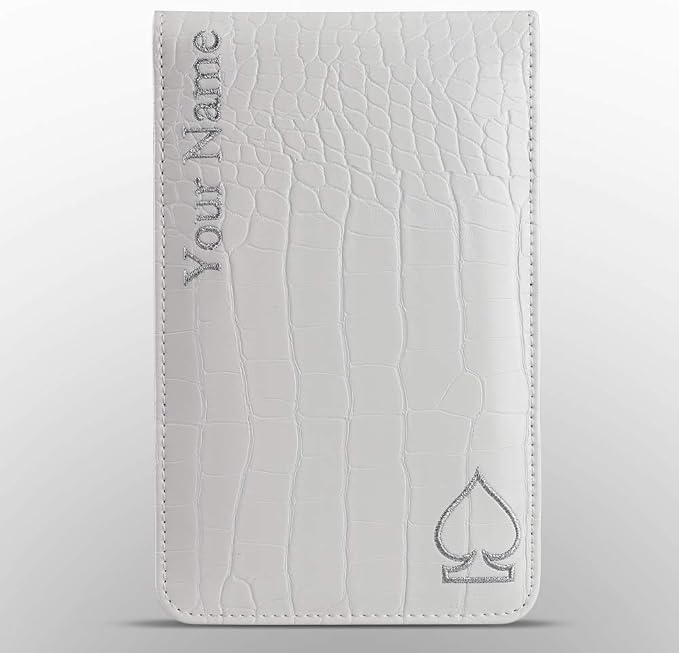 Craftsman Golf Crocodile Pattern Golf Scorecard Holder and Yardage Book Cover by CRAFTSMANGOLF