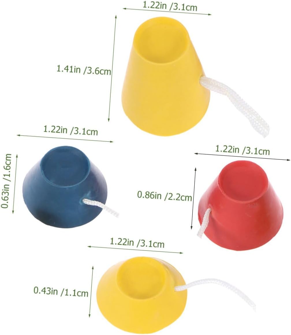 16Pcs Rubber Golf Tees with Bases Outdoor and Indoor Golf Ball Holders for Driving Range Practice and Turf Mats