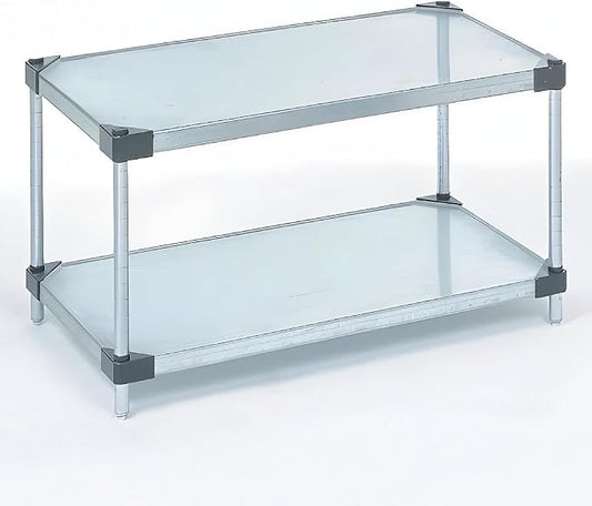 Omega 2-Tier Solid Galvanized Shelves, Shelving Unit, NSF Certified by OmegaProductsCorporation