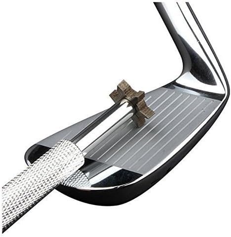 HIFROM Groove Sharpener with 6 Heads - Golf Club Groove Sharpener Re-Grooving Tool and Cleaner for All Irons Pitching Sand Lob Gap and Approach Wedges and Utility Clubs ¡­