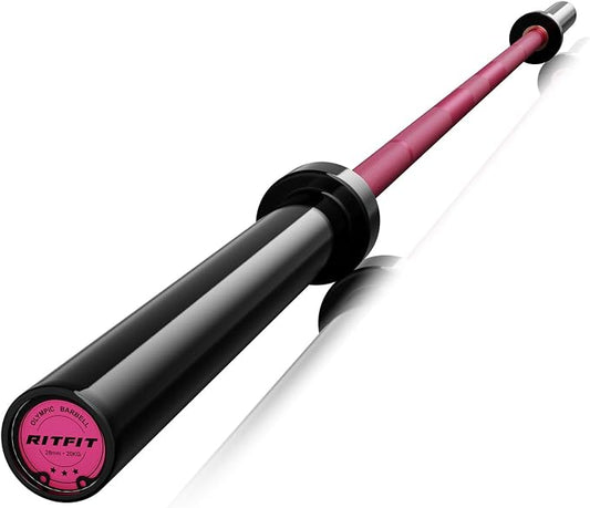 RITFIT 7FT Olympic Barbell for Strength and Weightlifting Training by RITFITLLC