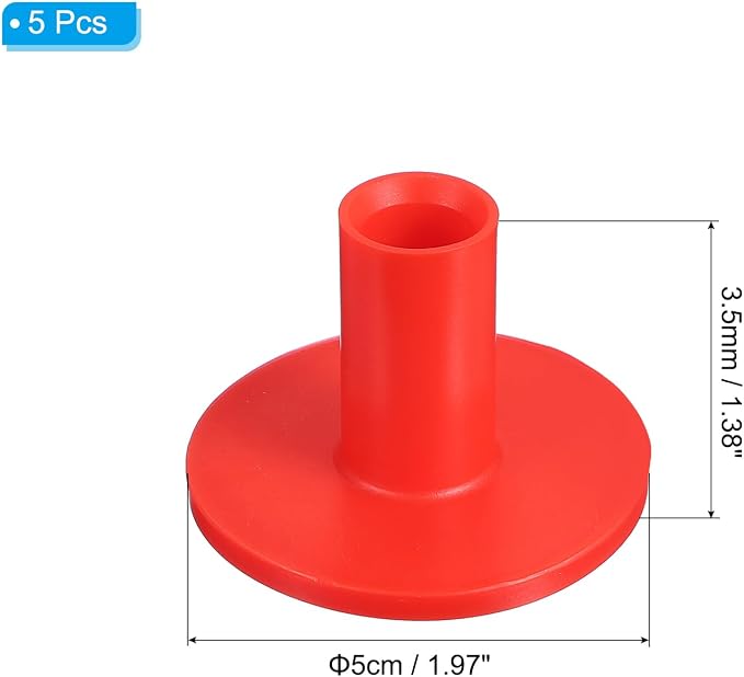 PATIKIL Rubber Golf Tees, Tall Practice Training Driving Range Tee Stable Ball - Image 2