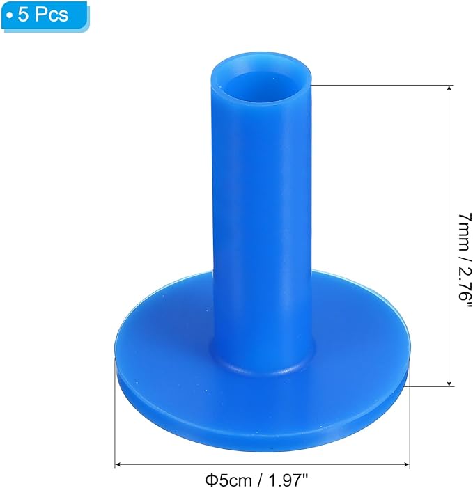 PATIKIL Rubber Golf Tees, Tall Practice Training Driving Range Tee Stable Ball - Image 2