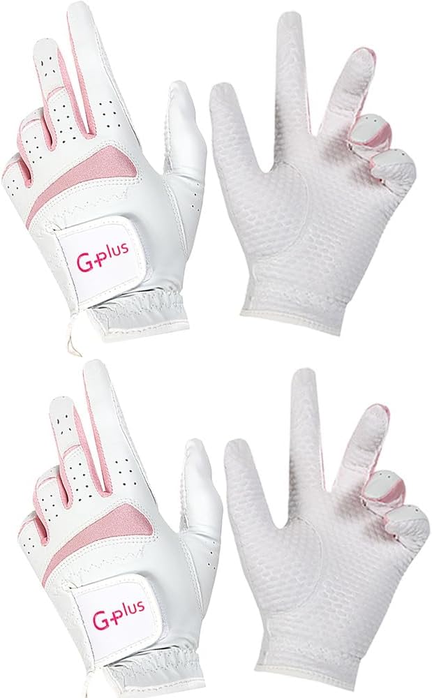 J&S Sporting G-Plus Women's Ladies Golf Gloves, Both Hand/Left Hand or Right by JSSporting