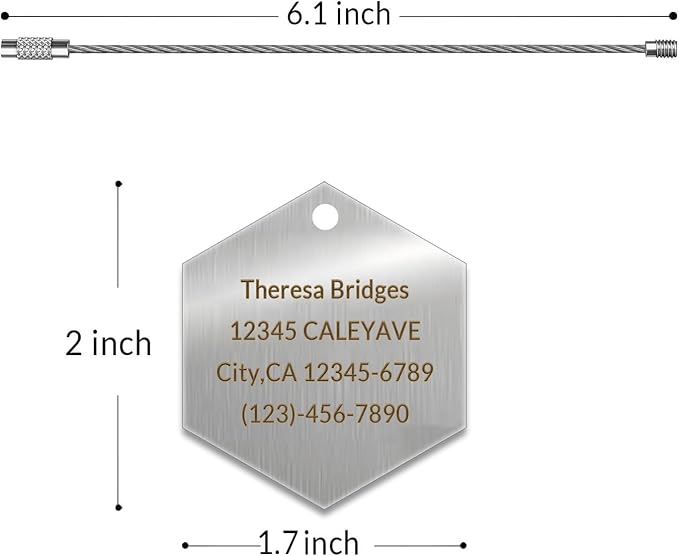 Custom Personalized Luggage Tags-Customized Unique tag - Image 2