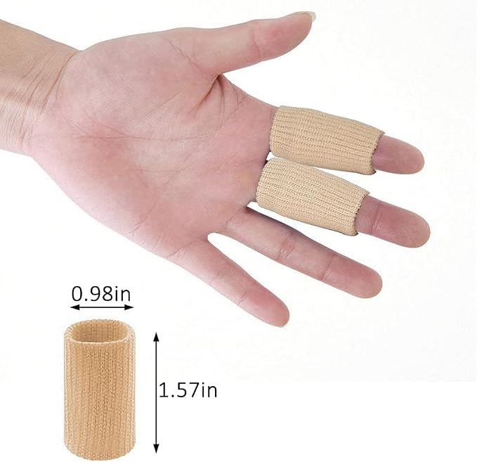 20 Pcs Finger Splints, Finger Sleeves Protectors Finger Brace Sport Finger - Image 3