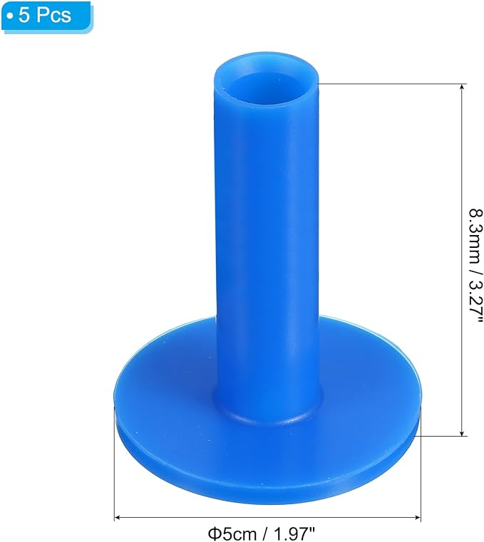 PATIKIL Rubber Golf Tees, Tall Practice Training Driving Range Tee Stable Ball - Image 2