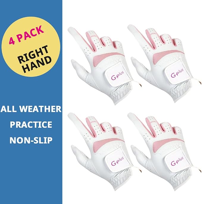 J&S Sporting G-Plus Women's Ladies Golf Gloves, Both Hand/Left Hand or Right - Image 2