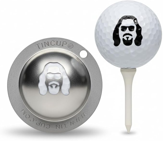 Tin Cup Golf Ball Marker Stencil by Unknown