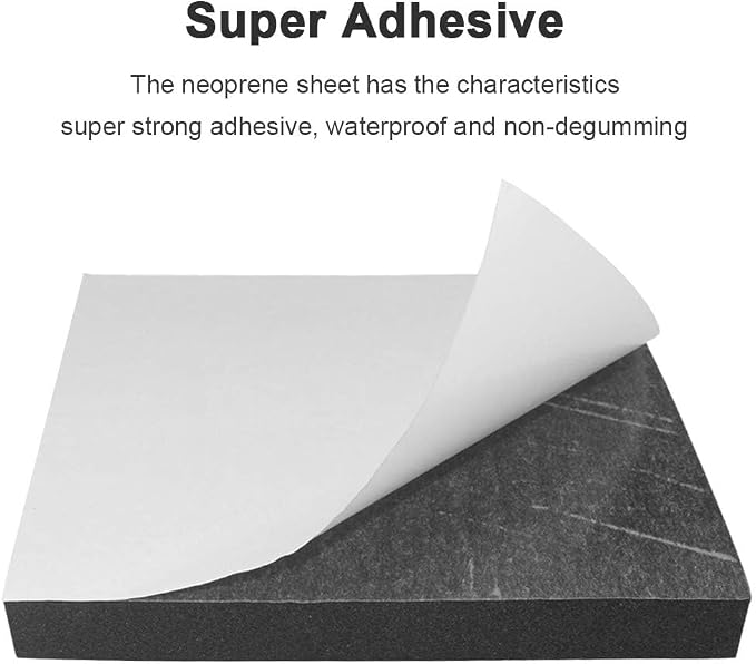 Foam Sheets with Adhesive Backing Foam Padding Neoprene Rubber Mat Closed Cell - Image 4